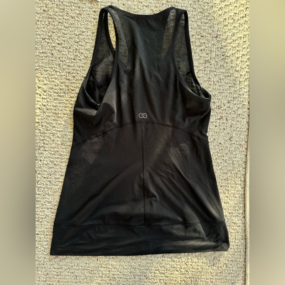 Calia by Carrie Underwood  Cross Back Keyhole Tank Black Size Medium - Picture 3 of 3